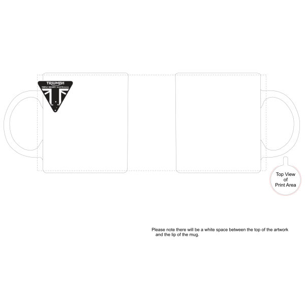 Triumph Triple Riders Australia Coffee Mug Thumbnail