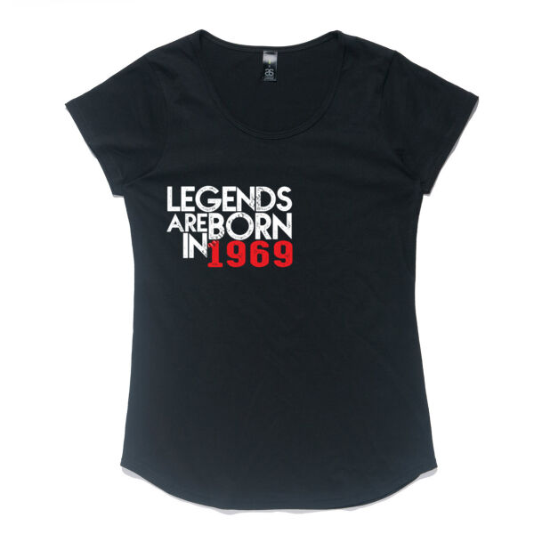 Legends are born in 1969 Womens Shirt Thumbnail