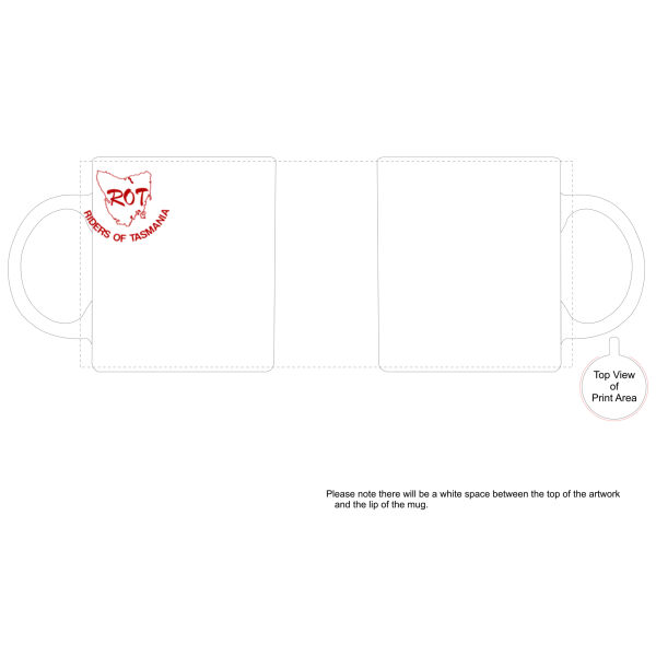 Riders of Tasmania ROT Coffee Mug Thumbnail